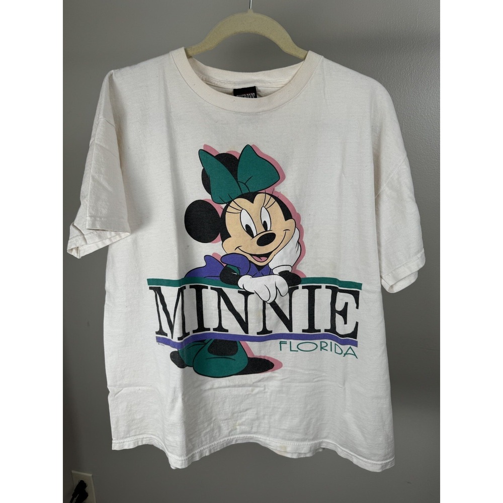 Sherry's Best Vintage Minnie Mouse Disney Florida Single Stitch Shirt Sz XL